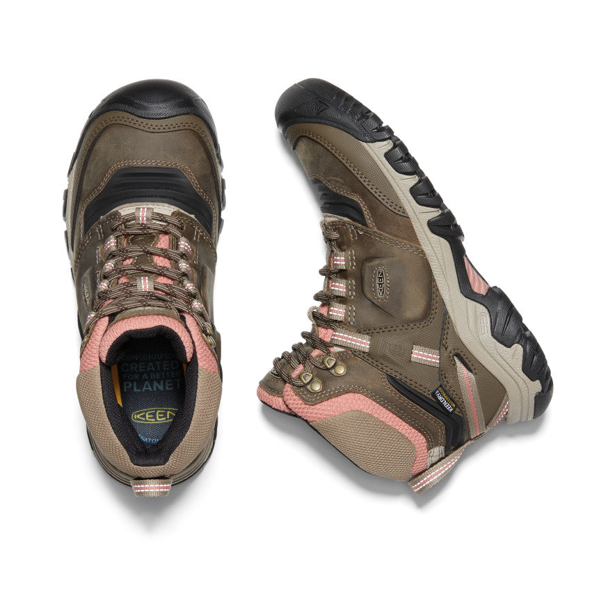 Women's Ridge Flex Waterproof Boot | Timberwolf/Brick Dust - Image 4