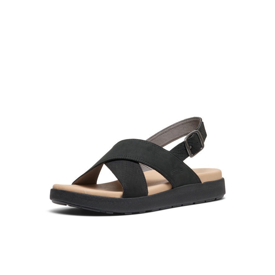 Women's Elle Luxe Backstrap Sandal | Black/Black - Image 2