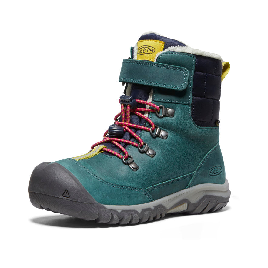 Big Kids' Kanibou Waterproof Winter Boot | Deep Lagoon/Jazzy - Image 3