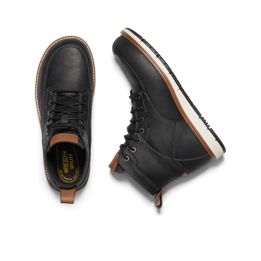 Men's San Jose 6 Boot (Aluminum Toe) | Black/Caramel Cafe - Image 4