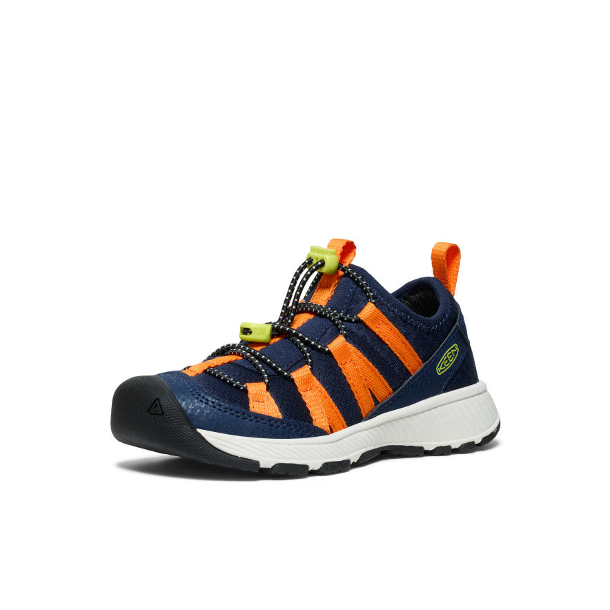 Little Kids' Motozoa Sneaker | Naval Academy/Bright Marigold - Image 2