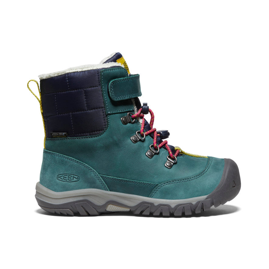 Big Kids' Kanibou Waterproof Winter Boot | Deep Lagoon/Jazzy