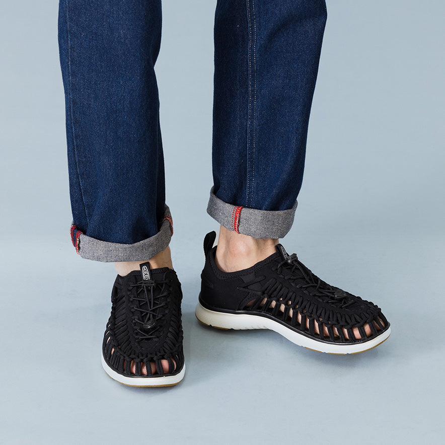 Men's UNEEK O3 Sneaker Sandal | Black/Star White - Image 8