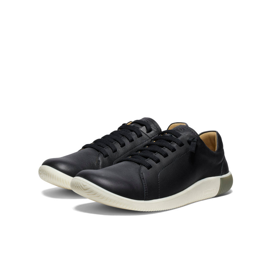Men's KNX Leather Sneaker | Black/Star White - Image 2