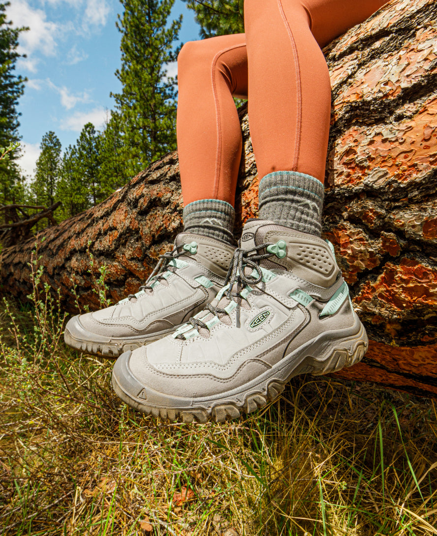 Women's Targhee IV Waterproof Hiking Boot | Alloy/Granite Green - Image 8