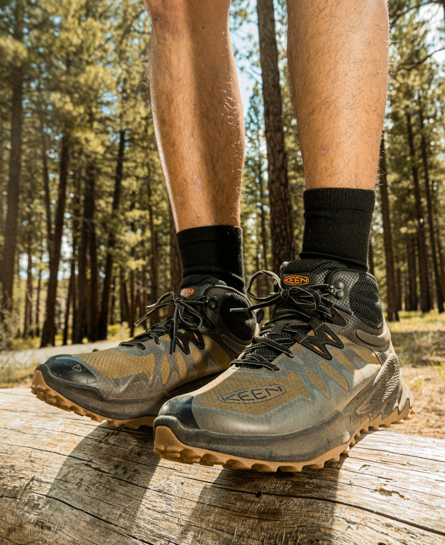 Men's Zionic Waterproof Hiking Boot | Black/Steel Grey - Image 8