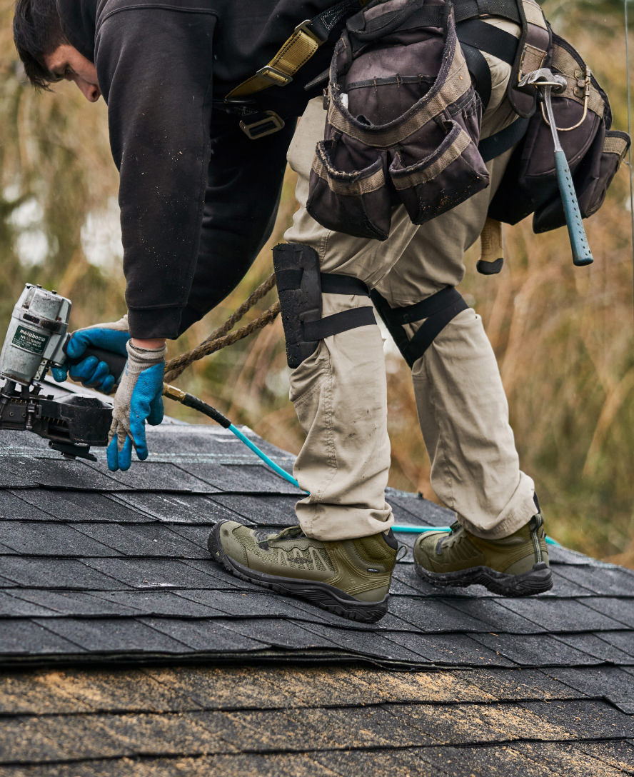 Men's Reno Mid Waterproof (Carbon Toe) | Magnet/Black - Image 8