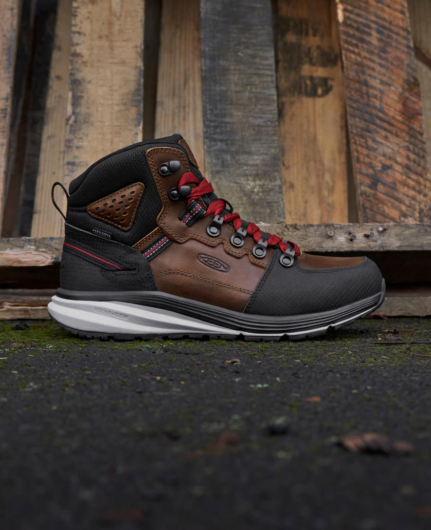 Men's Red Hook Waterproof Boot (Soft Toe) | Tobacco/Black - Image 8