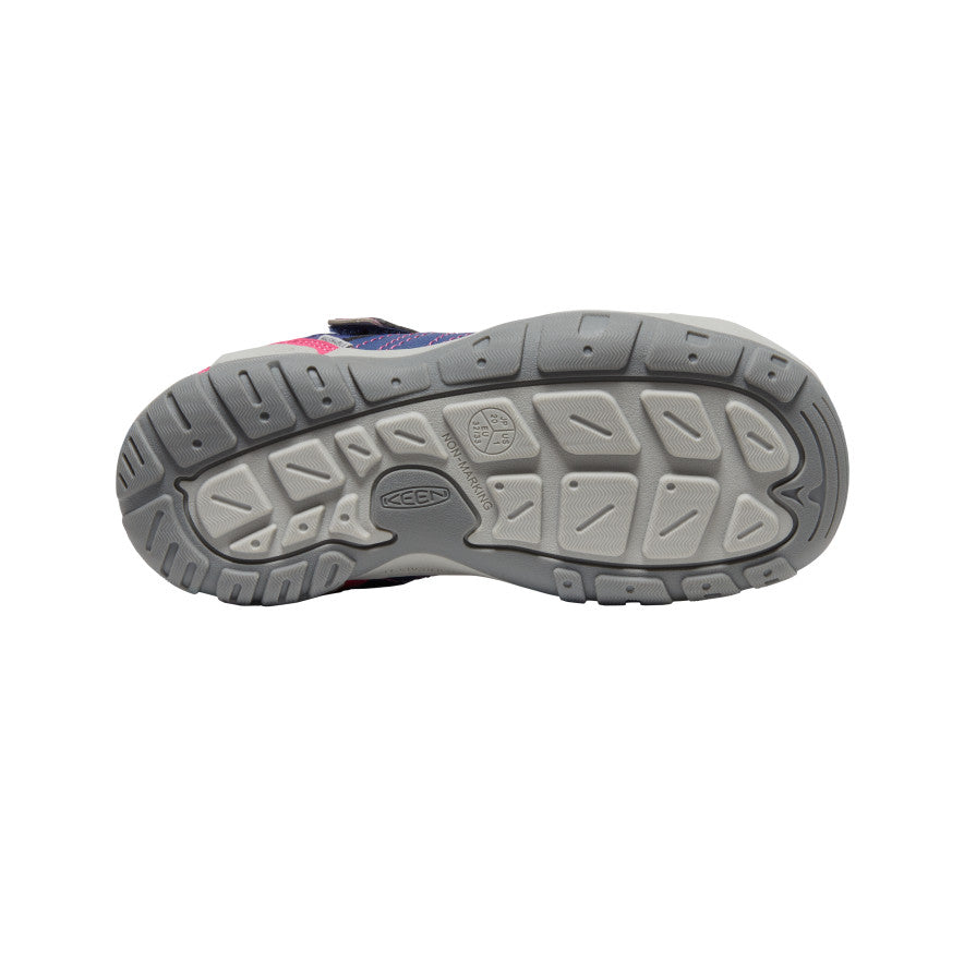 Big Kids' Knotch Peak Sneaker | Blue Depths/Pink Peacock - Image 5