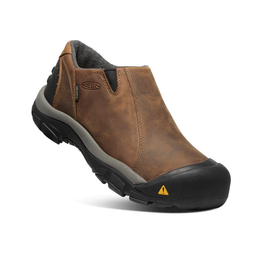 Men's Brixen Waterproof Shoe Wide | Slate Black/Madder Brown - Image 3
