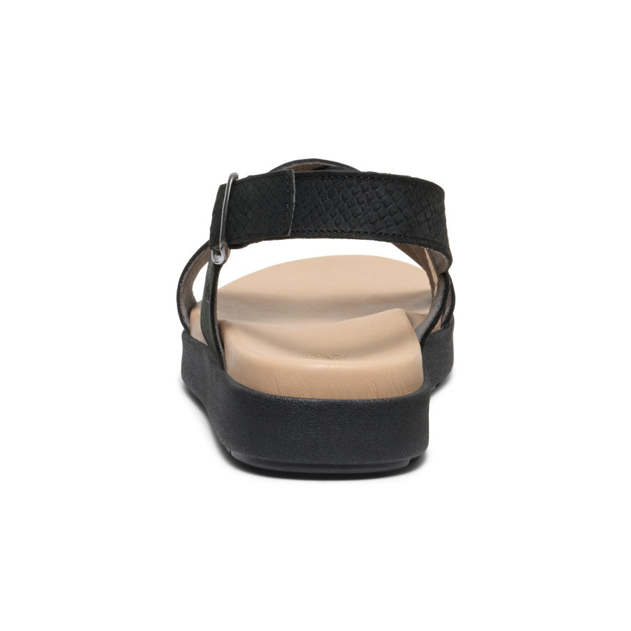 Women's Elle Luxe Backstrap Sandal | Black/Black - Image 5