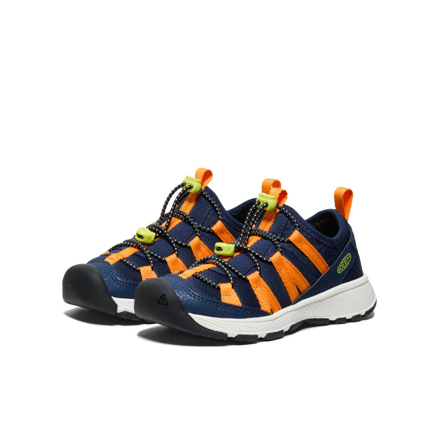 Little Kids' Motozoa Sneaker | Naval Academy/Bright Marigold - Image 3