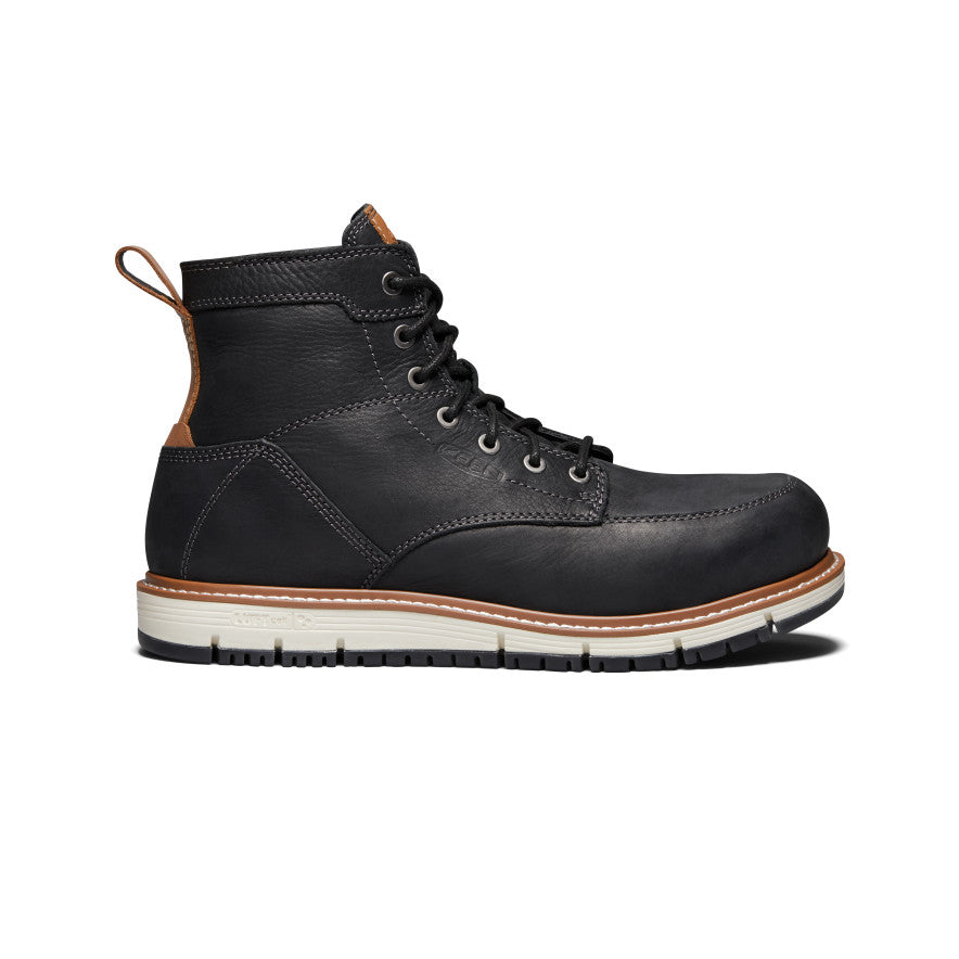 Men's San Jose 6 Boot (Aluminum Toe) | Black/Caramel Cafe